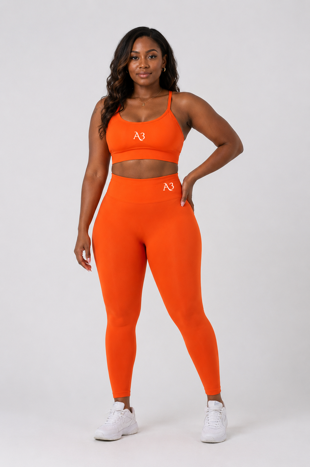 Orange Power Sculpt Leggings