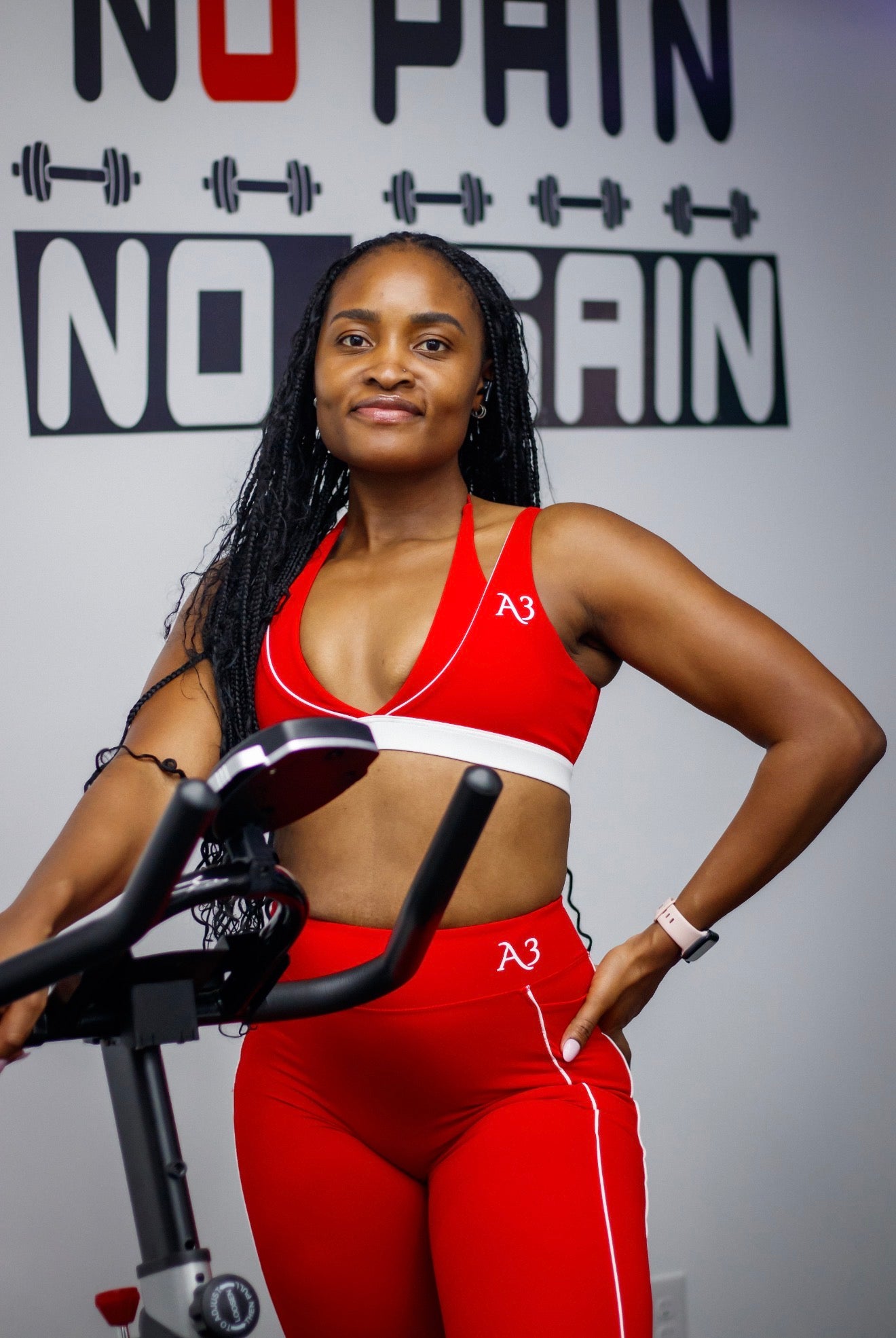 Red Precision Sculpt Bra