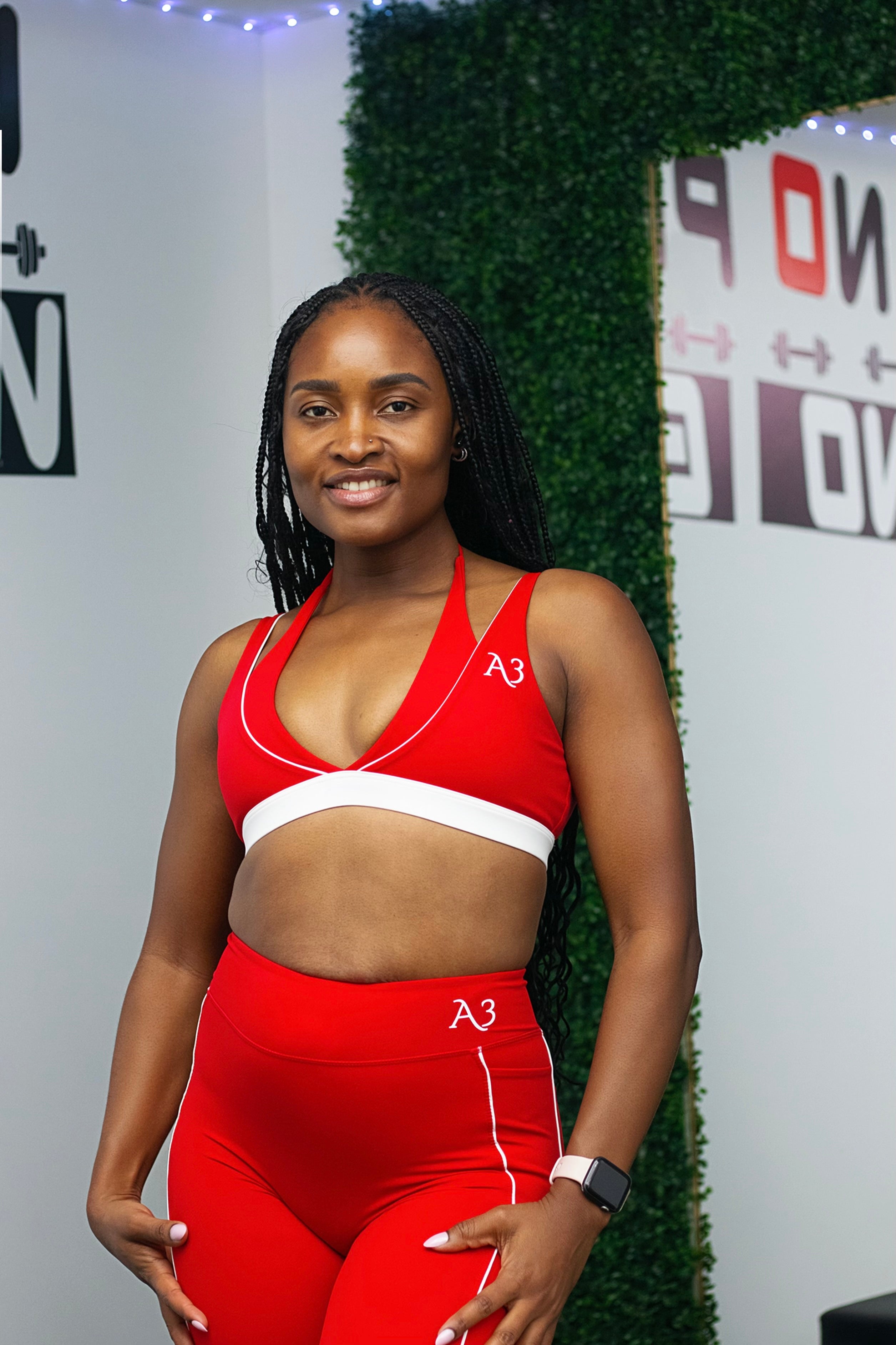 Red Precision Sculpt Bra