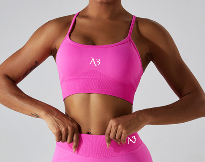 Pink Power Sports Bra