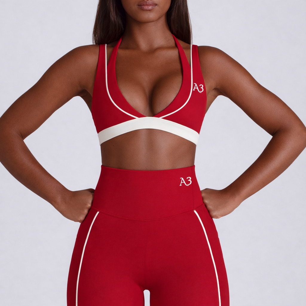 Red Precision Sculpt Bra